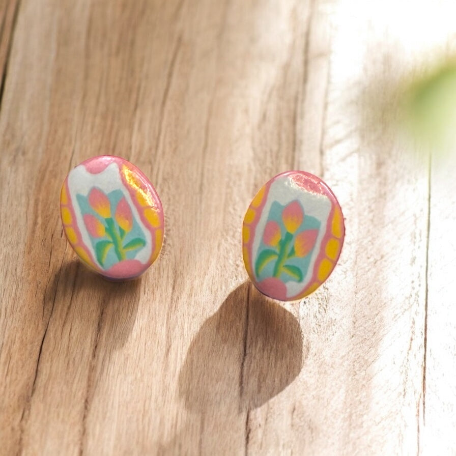 Floral Stud Earrings