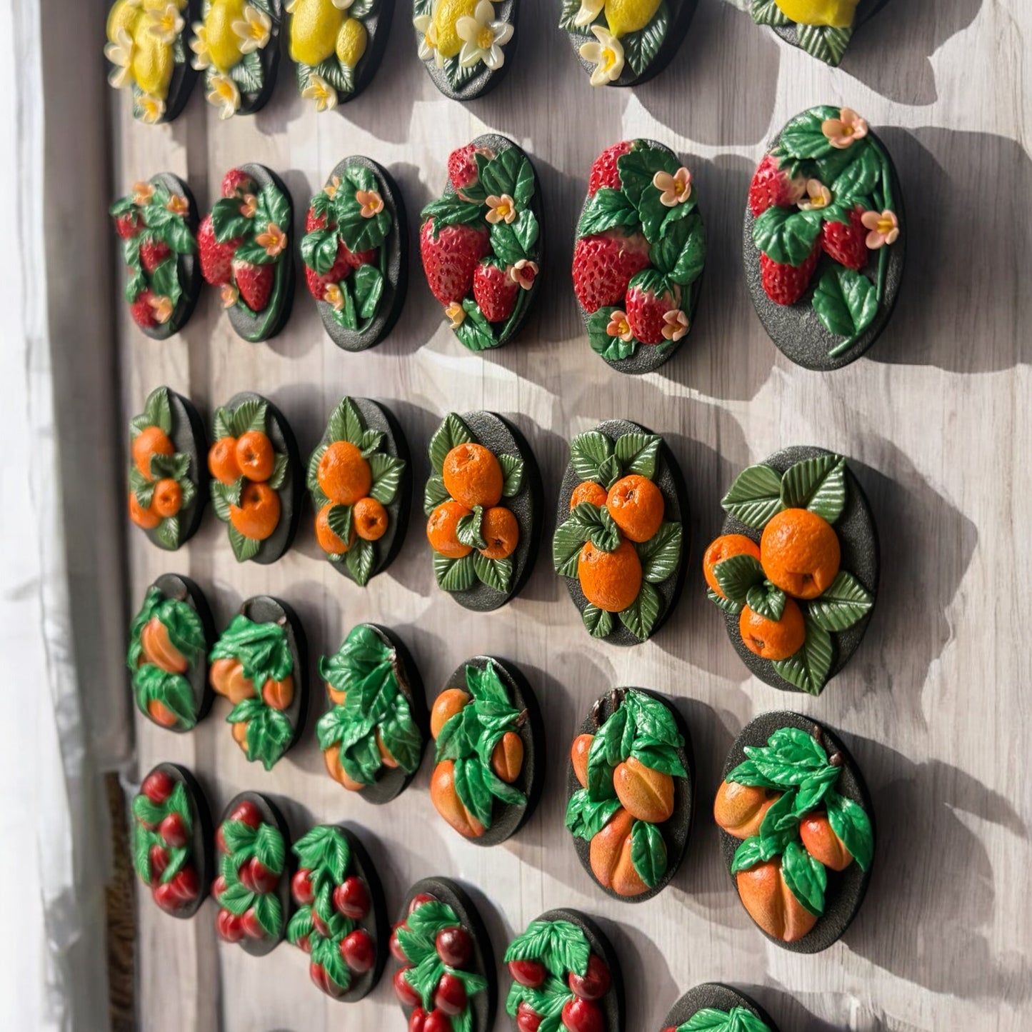 Sculpted Fruit Magnet