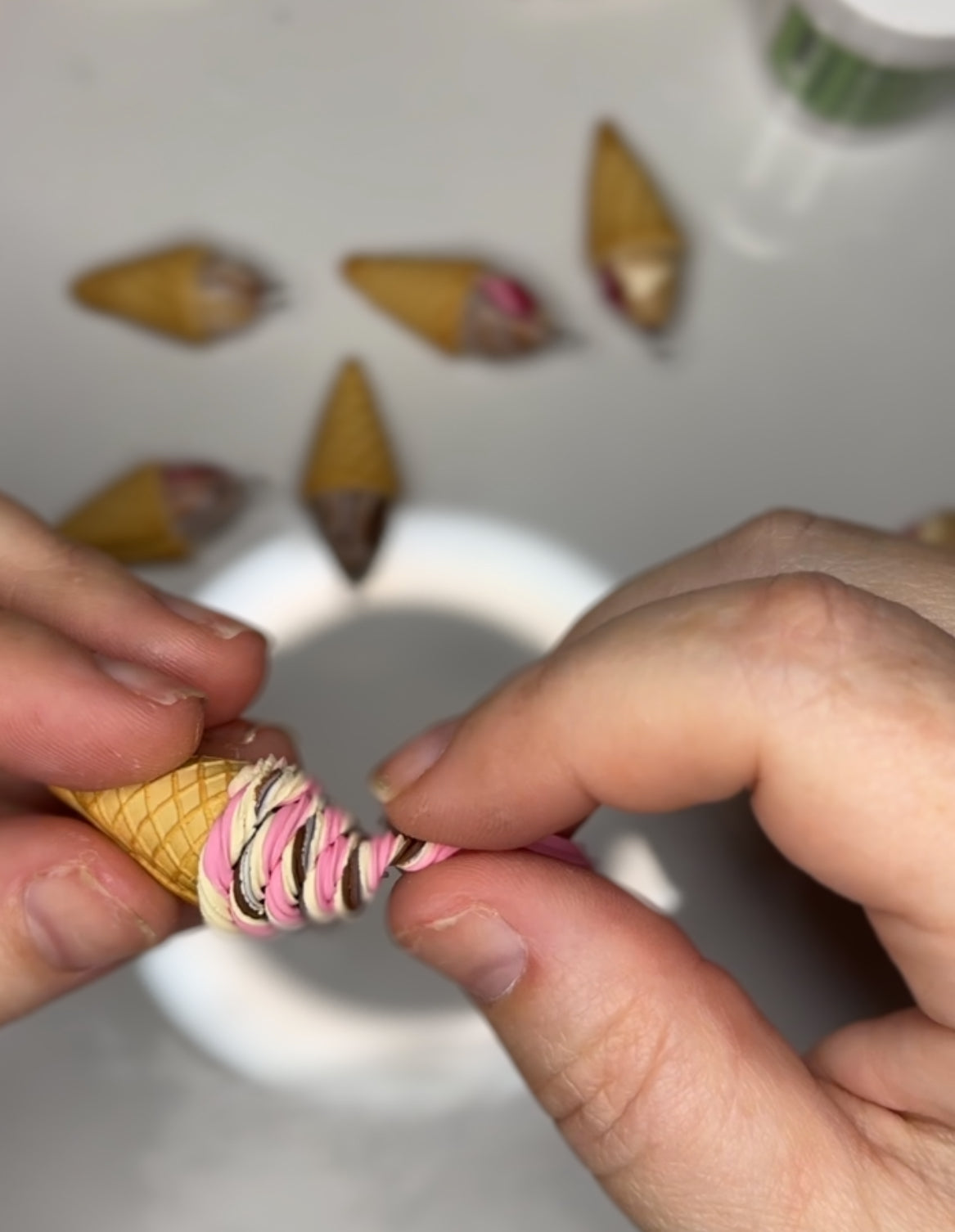 Soft Serve Cone Earrings