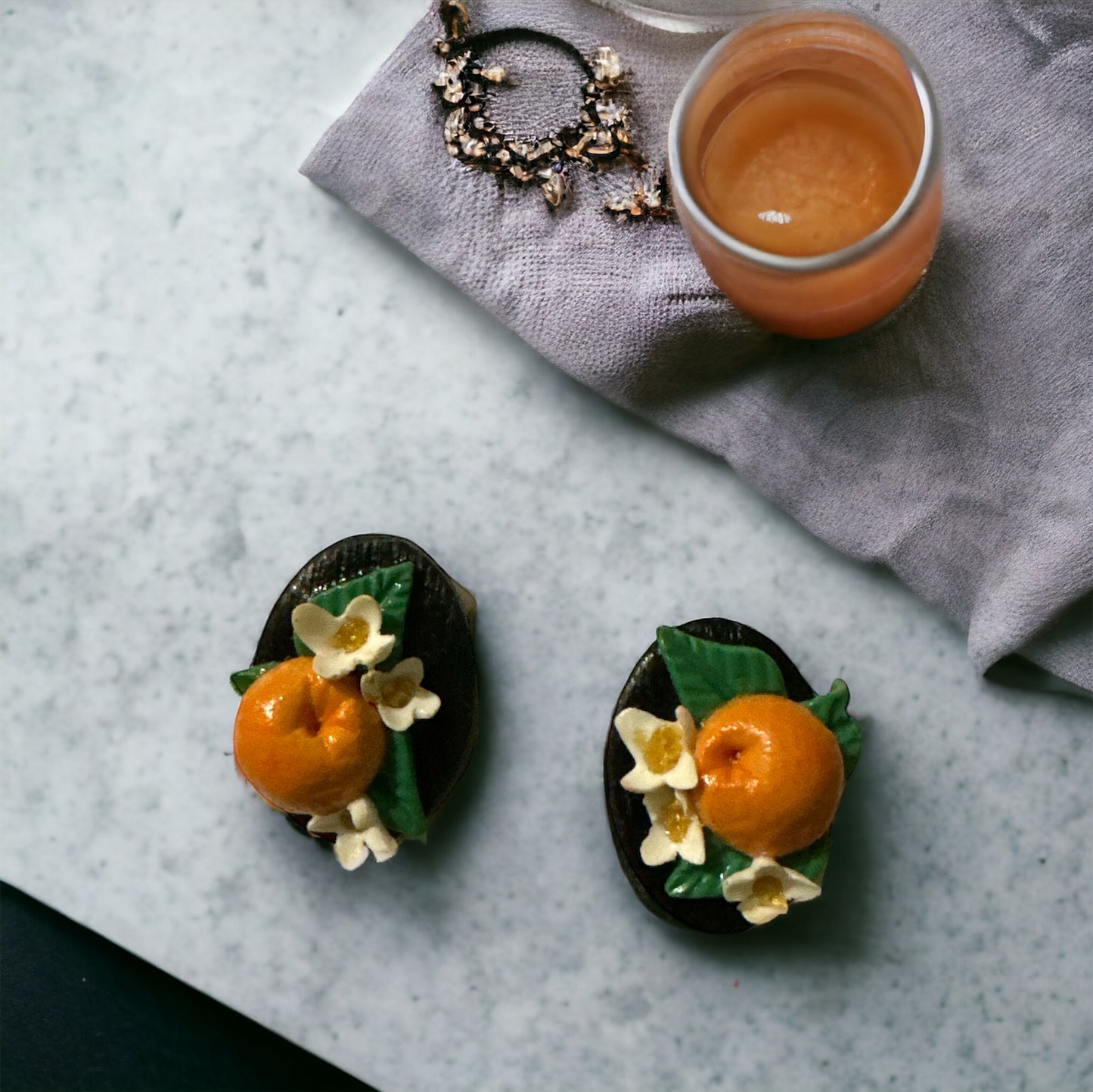 Orange You Glad Stud Earrings