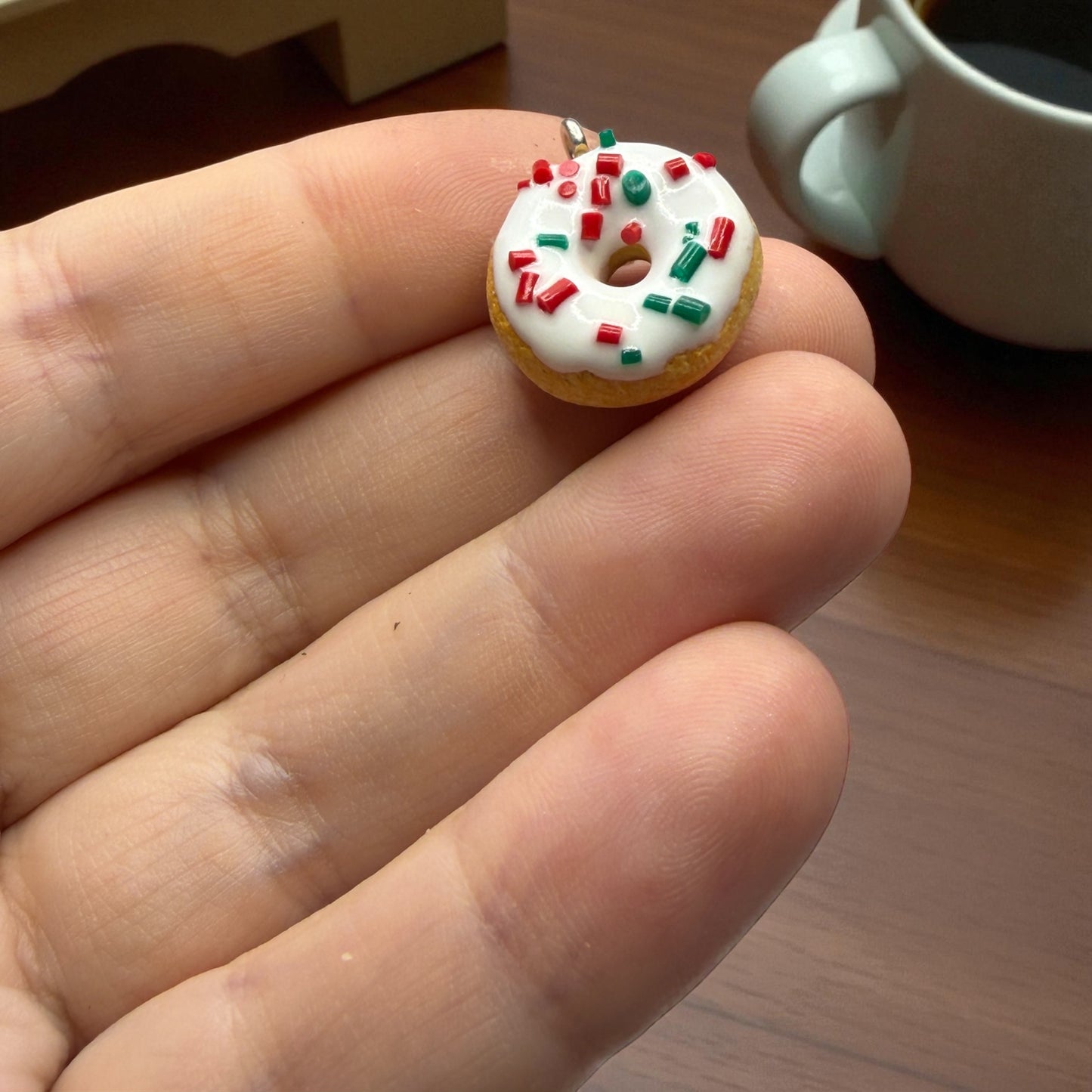 Sprinkle Donut Charm