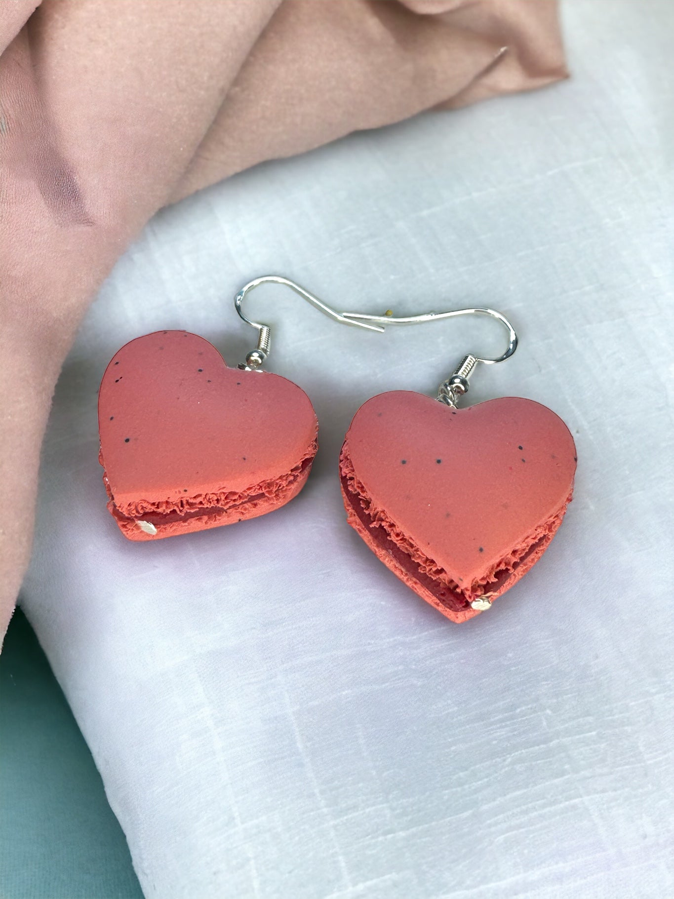 Bigger Macs Heart Macaron Earrings