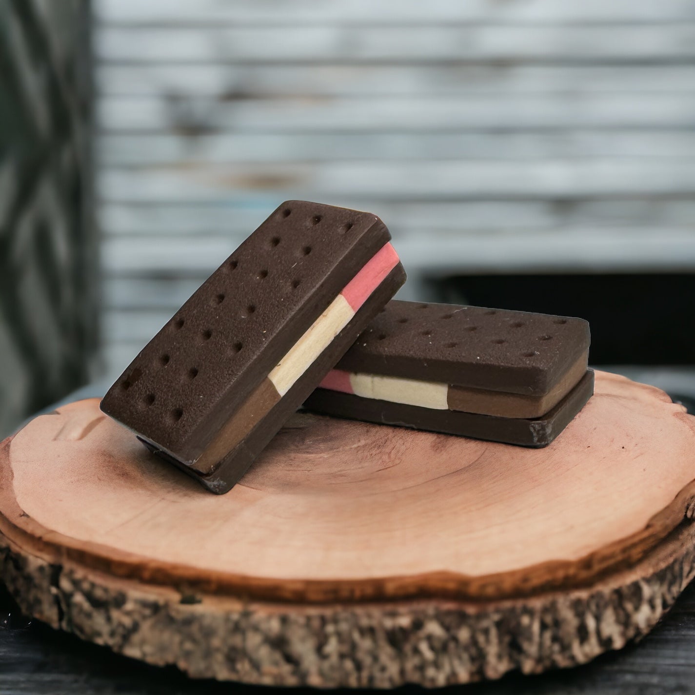 Neopolitan Ice Cream Sandwich