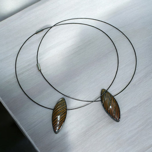 Large Sculpted Focal Necklace