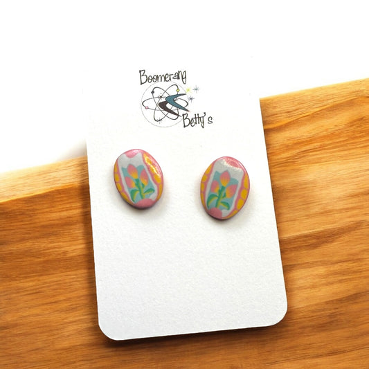 Floral Stud Earrings
