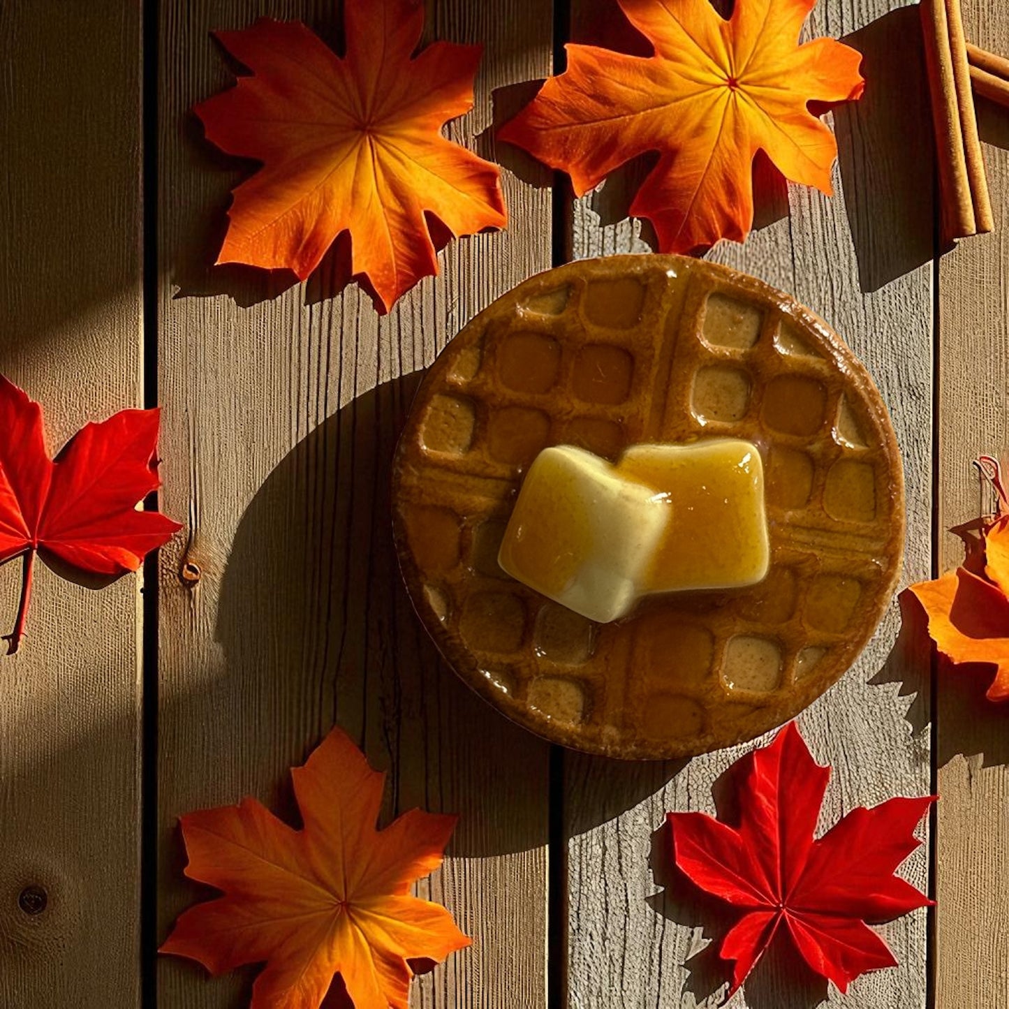 Waffle Magnet - Butter and Syrup