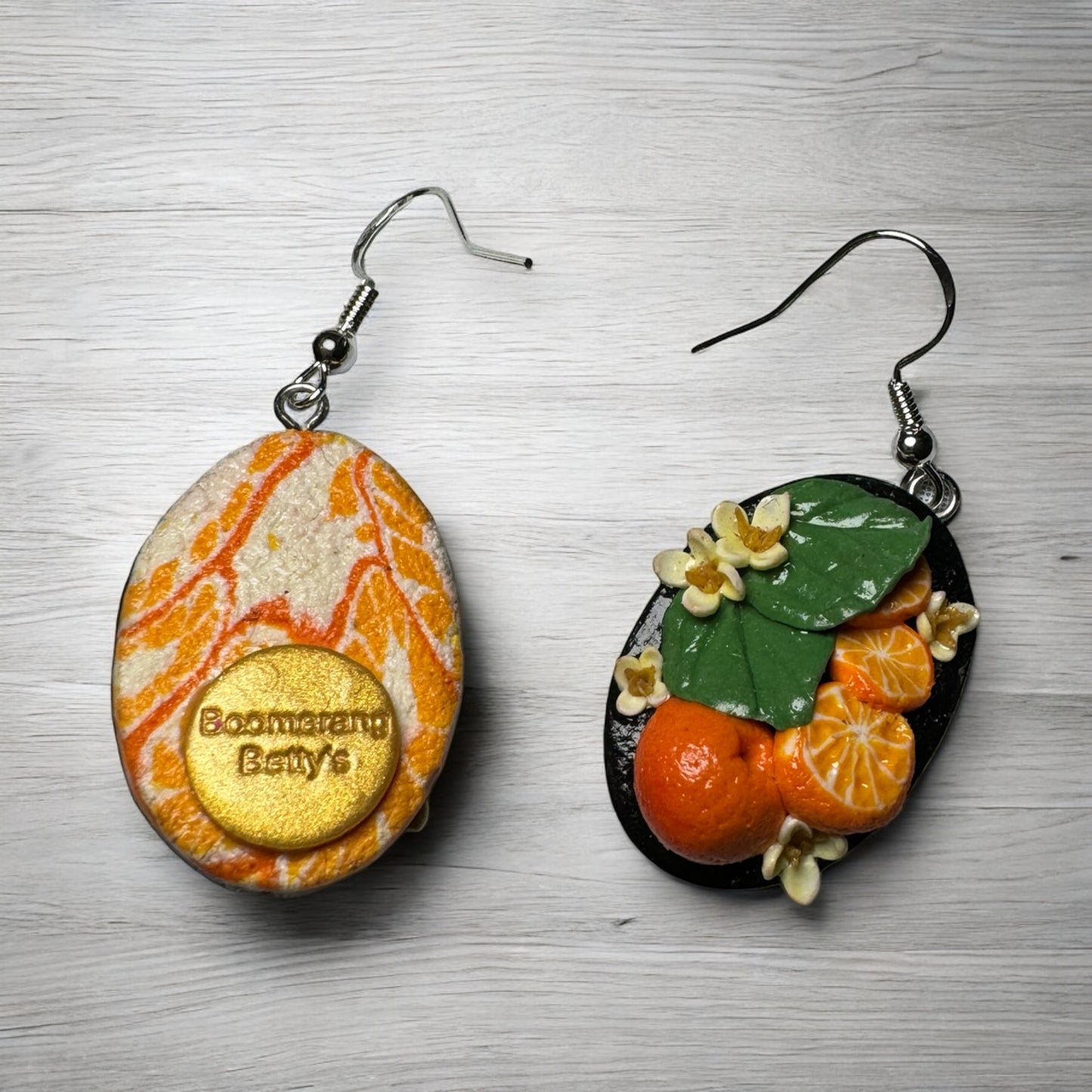 Orange You Glad Sliced Orange Earrings