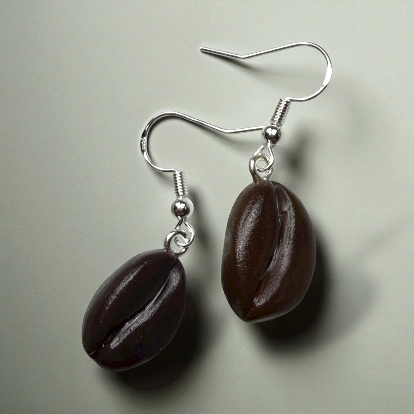 Coffee bean earrings