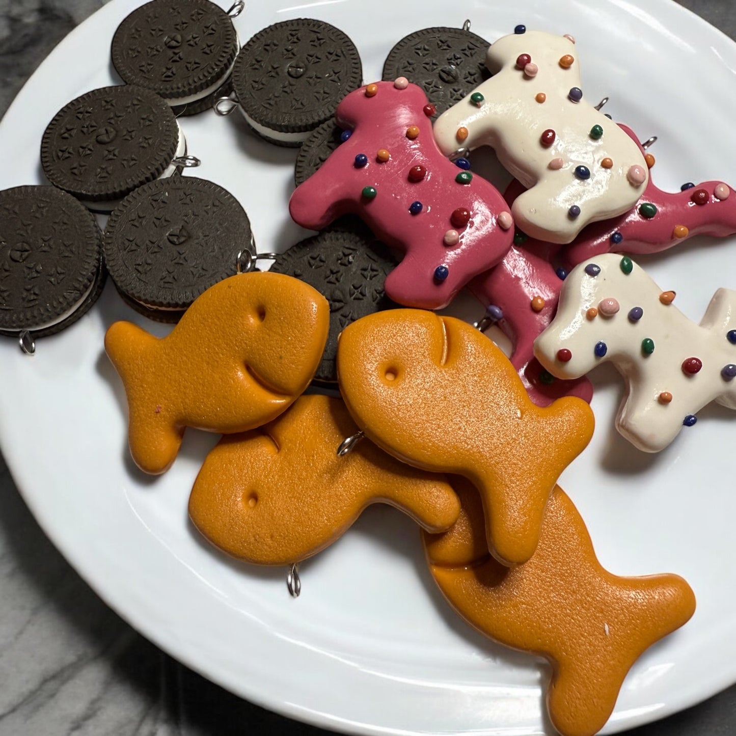 Iced Animal Cookie Earrings