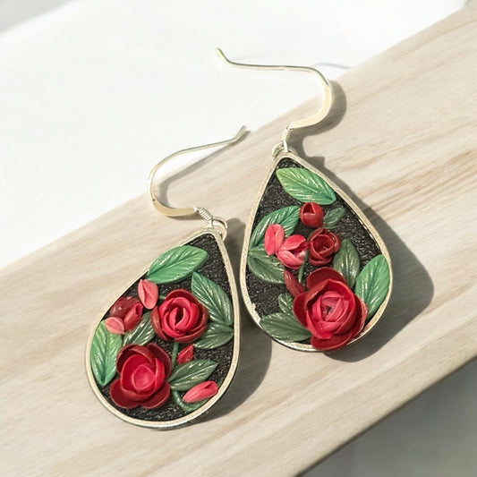 Floral Drop Earrings