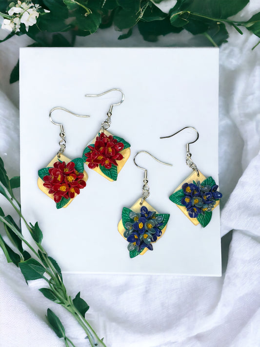 Floral cluster Earrings