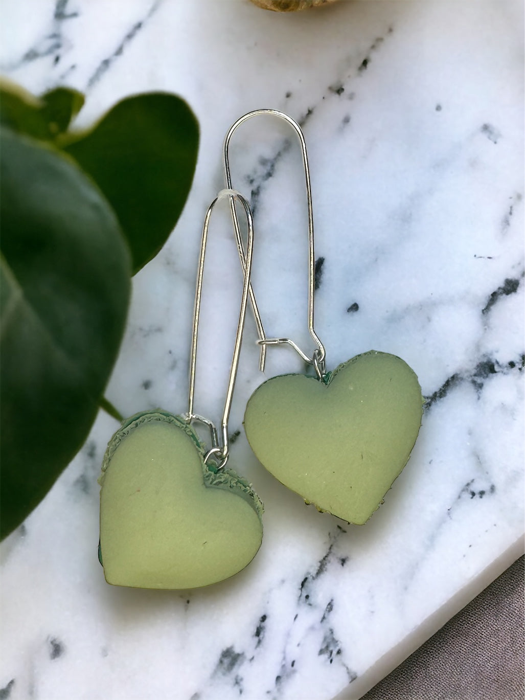 Bigger Macs Pistachio Macaron Earrings