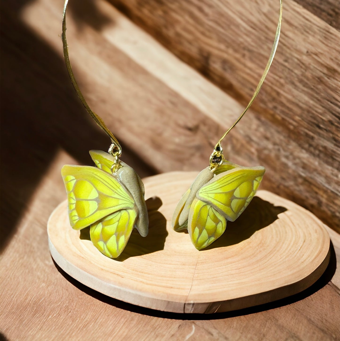 Penelope Yellow Butterfly Earrings