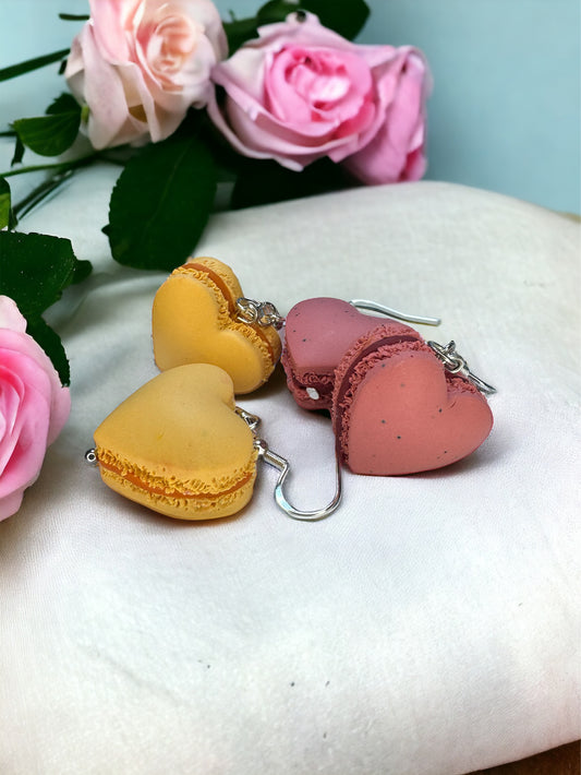 Bigger Macs Heart Macaron Earrings