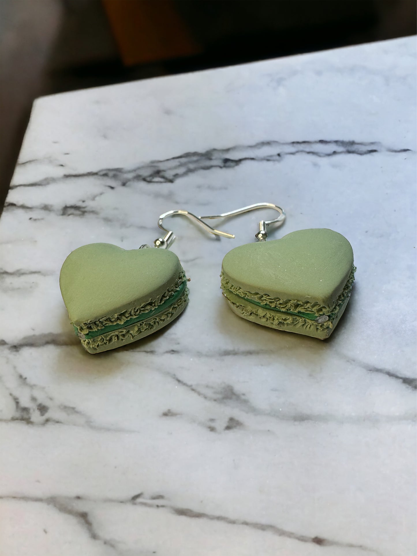 Bigger Macs Pistachio Macaron Earrings