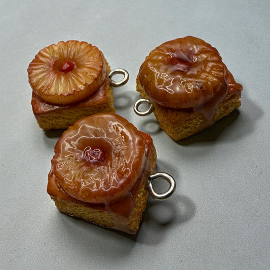 Pineapple Upside Down Cake Charm