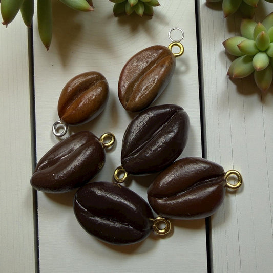Coffee Bean Charm
