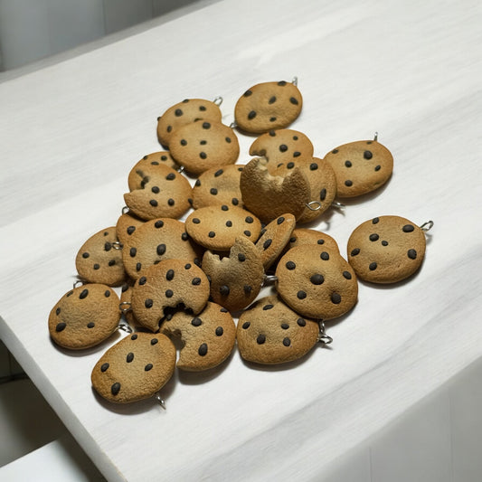 Chocolate Chip Cookie Earrings