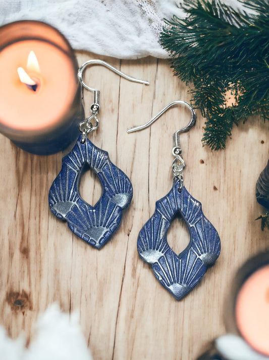 Gatsby Deco style Holiday Earrings