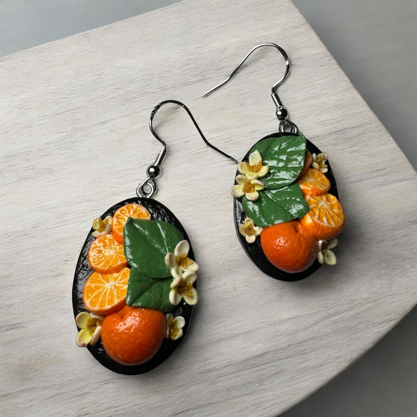 Orange You Glad Sliced Orange Earrings